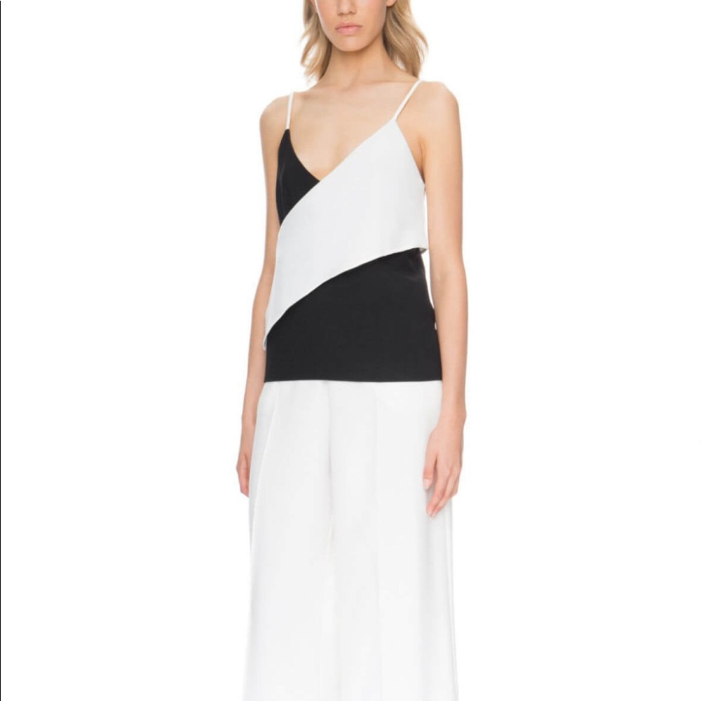 Finders keepers hold us color block sleeveless tank blouse top